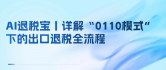 AI退税宝丨详解“0110模式”下的出口退税 AI退税宝丨详解“0110模式”下的出口退税